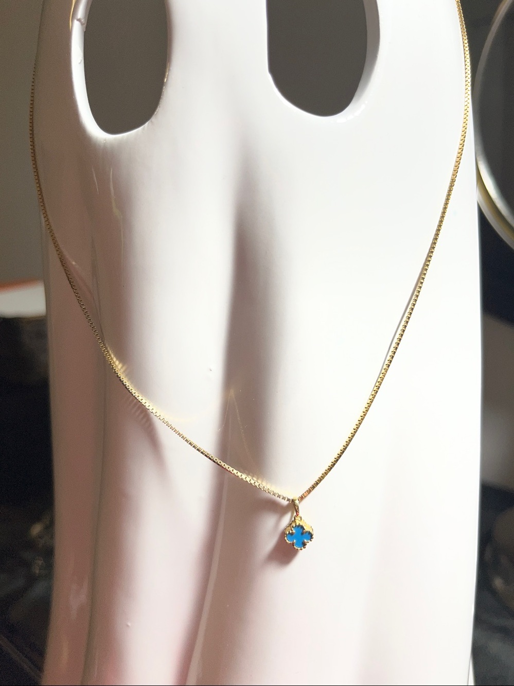 18K Turquoise Charm